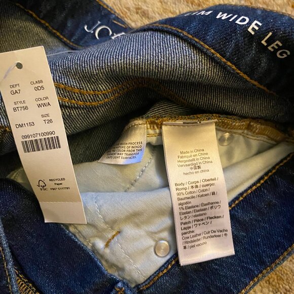J. Crew High Rise Women's Jeans - Classic Blue - Picture 3 of 6